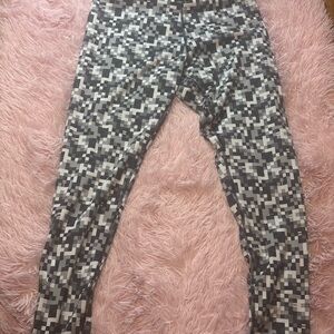 Nike Black and White Dri-FIT Leggings